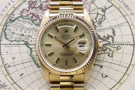 rolex pre-owned rolex day-date ref 18038|rolex model number 18038.